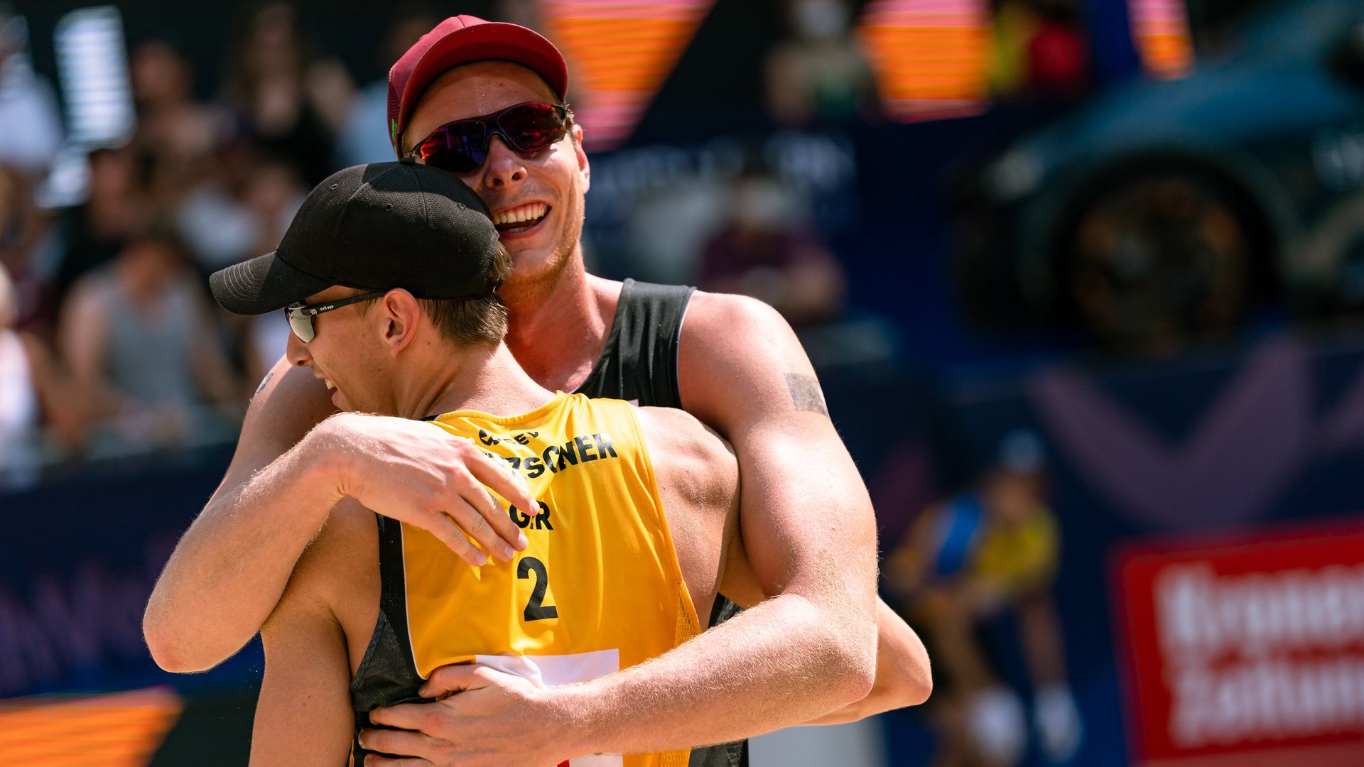 Nils Ehlers und Lukas Pfretzschner spielen als letztes deutsches Team im Viertelfinale Nils Ehlers und Lukas Pfretzschner spielen als letztes deutsches Team im Viertelfinale