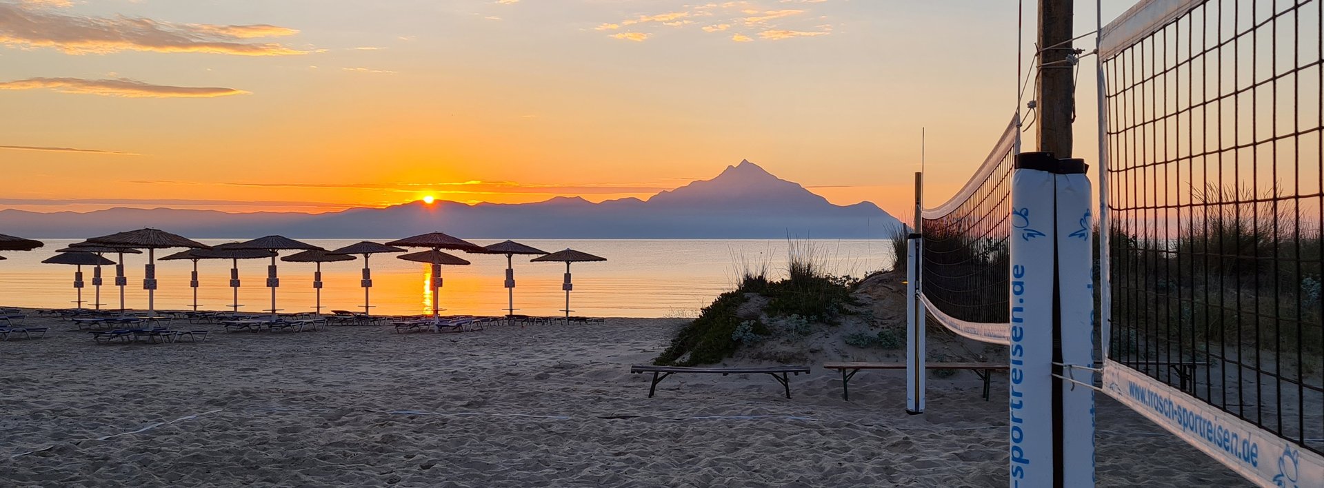 Sonnenaufgang Beachcamp Griechenland